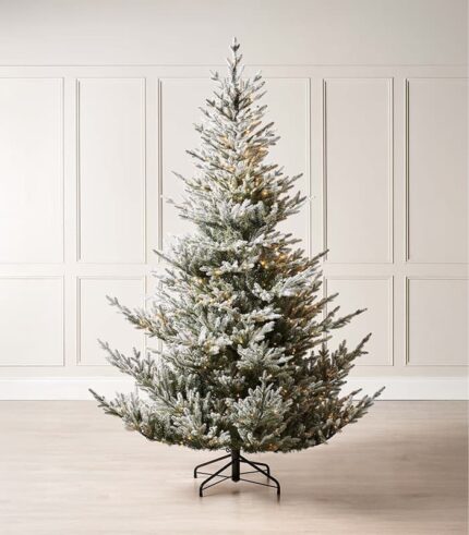 Pre-Lit Snow Flocked Christmas Tree